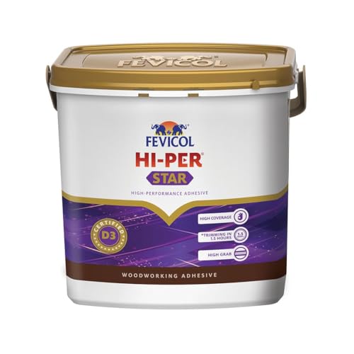 Image of Fevicol Hi-PER Star, 10kg- Technologicaly Advance waterproof woodworking Adhesive, Anti Bubble Formula, Faster Grab, Easy to Use