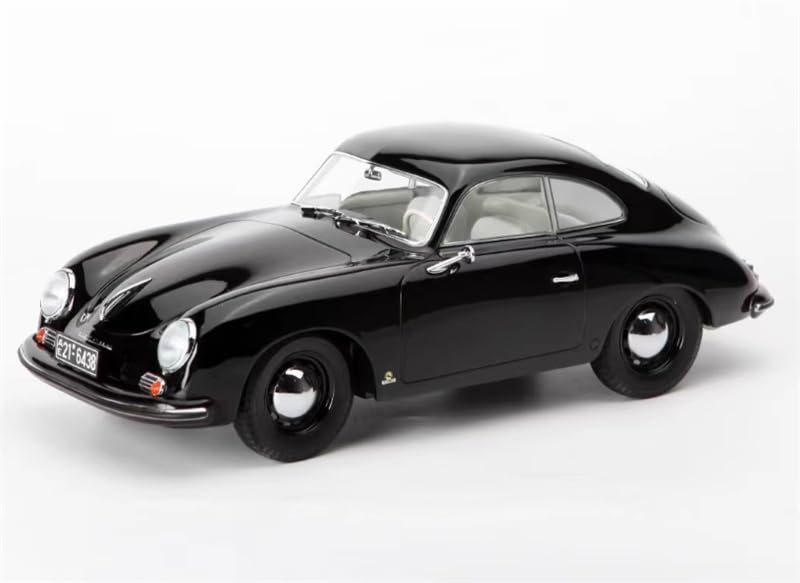 Modelo prearmado Porsche 356 Coupé 1952 negro 1:18 miniatura 1