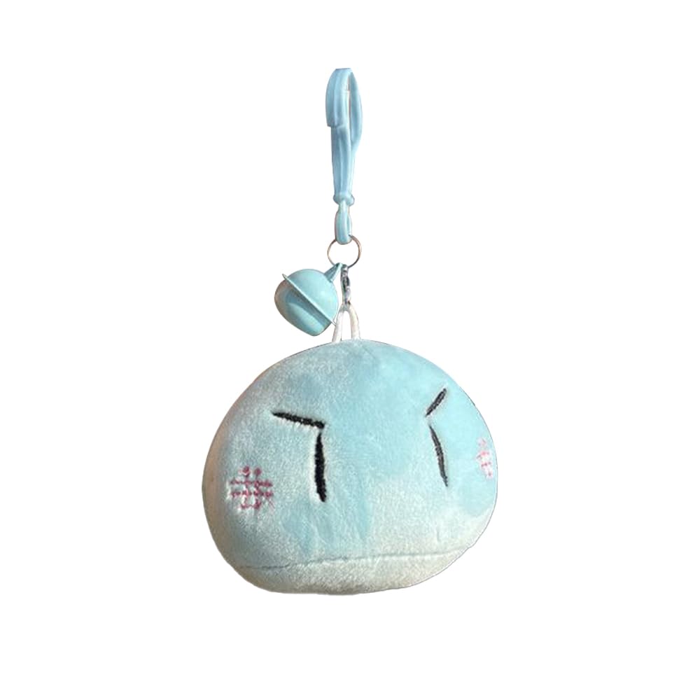 Rimuru Plush Stuffed Animal Pendant Pink/Blue Anime Soft Figures Cute Milim Plush Keychain for Backpack Decoration