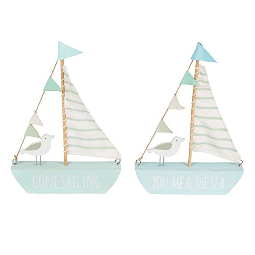Set di 2 barche - Nautical Ornament Seaside Beach