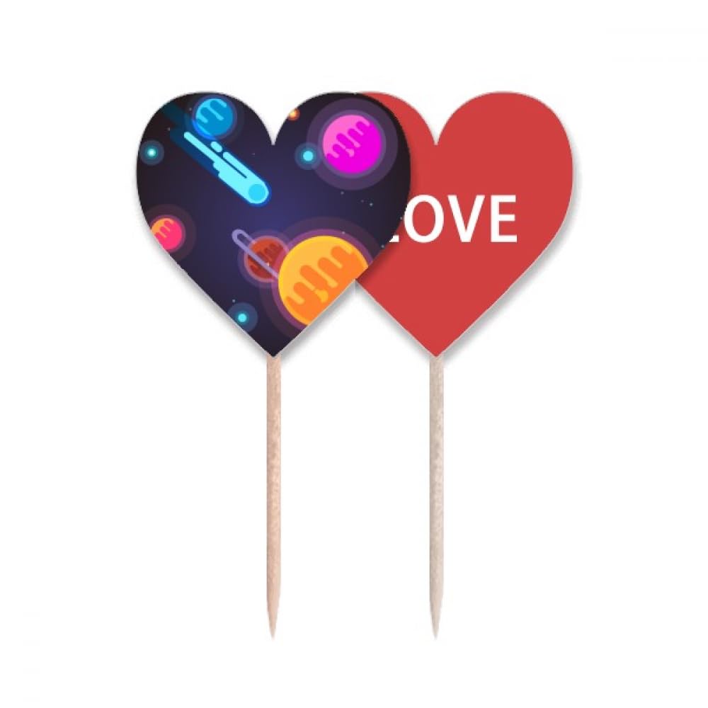 Cure-dents motif drapeau alien pour éviter un buffet de fête ennuyeux