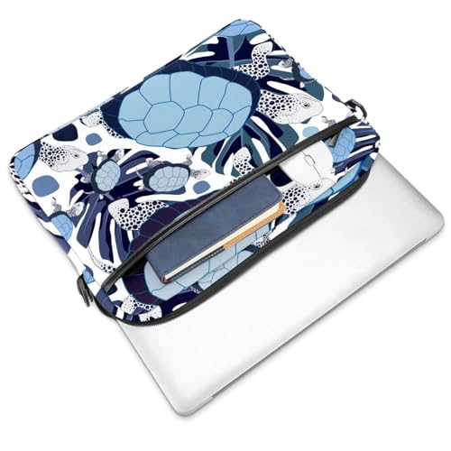 Maletín bandolera para laptop de 14.5" que protege contra roces con estilo de tortuga 3