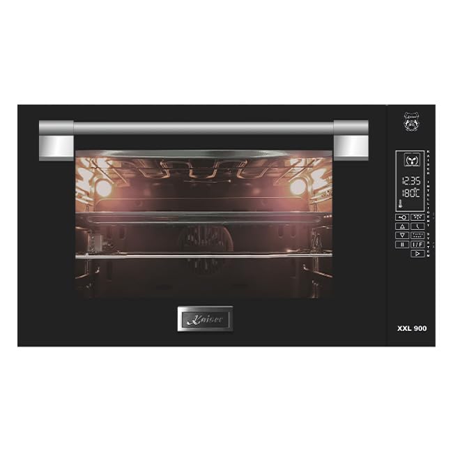 Kaiser EH 9309 piekarnik elektryczny, piekarnik do zabudowy 90 cm 105 l czarne szkło TouchControl