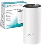 TP-Link Deco M4 Router WiFi AC1200Mbps WiFi Router WiFi Extender Booster, Add on Single Unit for All Deco Mesh WiFi System, Gigabit Ethernet Ports, Easy Setup, Internet Booster Routers, WiFi Booster