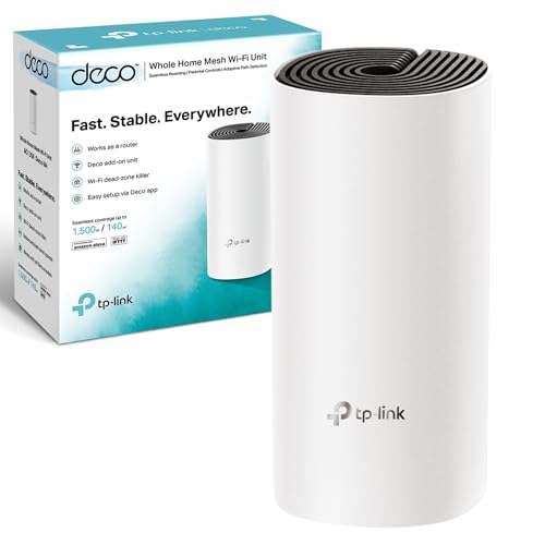 TP-Link Déco M4 Routeur WiFi AC1200Mbps WiFi Extender Booster, ajouter une seule unité pour tous...