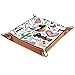 Bandeja De Valet De Cuero Caja De Almacenaje Bandeja De Joyería Caja De Dados Bandeja De Cabecera Bandeja De Cuero De La Pu 16x16cm
