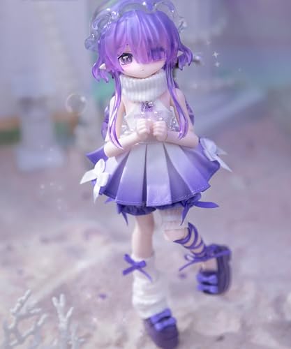 Muñeca articulada CALEMBOU BJD 18 cm Ocean Gemstone miniatura 6