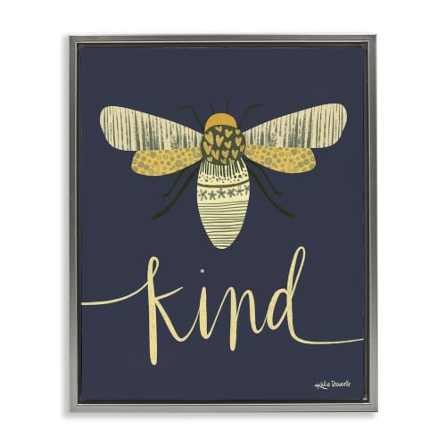 Patterned Insect Kind Calligraphy, 24 x 30 Inch Canvas in Floater Frame