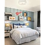 2-Light Flush Mount Ceiling Light, 12 inch Modern Ceiling Light Fixture with White Metal and Frosted Glass Shade for Hallway, Kitchen, Bedroom - Image 3