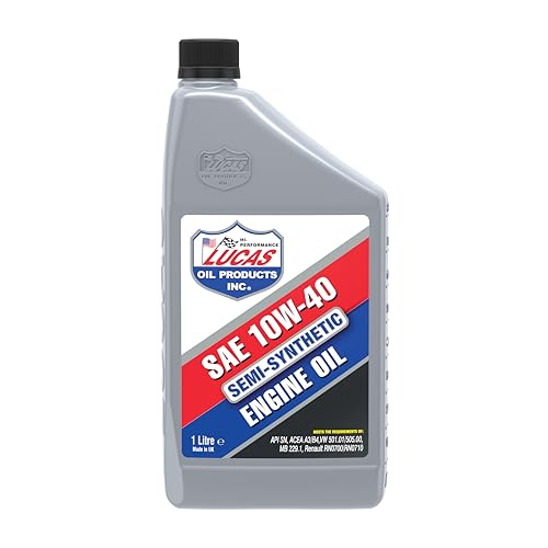 Lucas Oil 47068 Semi-Synthetic 10W-40 Engine Oil - 1 Litre
