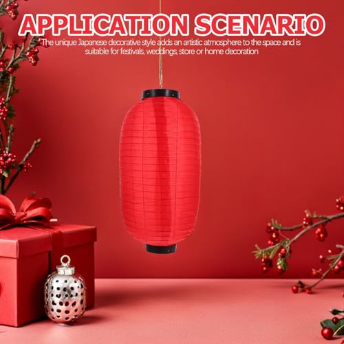 Linternas japonesas de diseño tradicional fáciles de instalar 8
