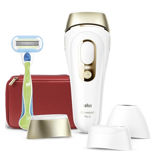 【BRAUN】Silk Expert Pro 5 Braun IPL Silk Expert Pro 5 PL5262 Hair Removal Device for Women