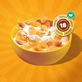 Yogabar Cornflakes Original Crunchy Breakfast cereals with Probiotics,850 g, Pack of 2 | Deliciously Crunchy | All CornFlakes | Breakfast Cereal