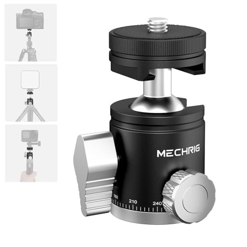 Mini tête de trépied panoramique alu pour reflex et smartphone charge 4kg 934002