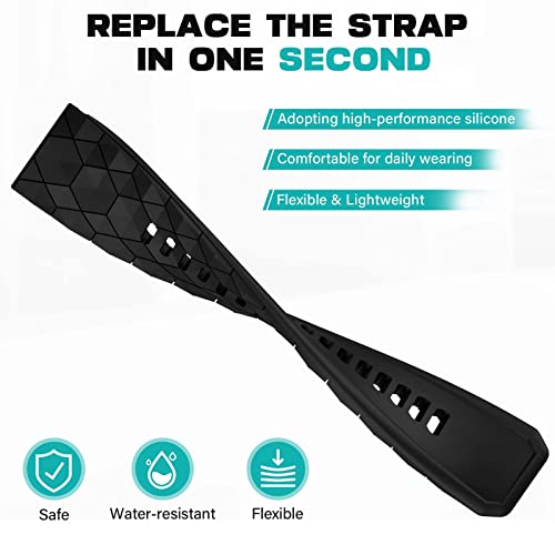 OVERSTEP Compatible with Fenix 5X Watch Band, 26mm QuickFit Quick Release Strap for Garmin Fenix 5X Plus/Fenix 6X/Fenix 6X Pro/Fenix 7X/Fenix 3/Descent MK1 Smartwatch - Image 3