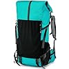 POWER KING 40L to 50L Hiking Backpack,Upgraded X-PAC Scratch-proof Lightweight Large Rucksack for Mens Women, Outdoor Camping Packsack, Fit for 15.6'' Laptop (peacock green)