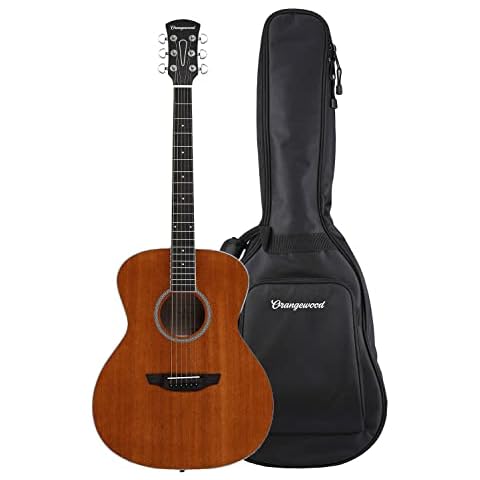 Orangewood 6 String Acoustic Guitar in Mahogany Cover