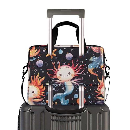 Bolso maletín para portátil con estampado Axolotl, 13-15.6 pulg miniatura 3