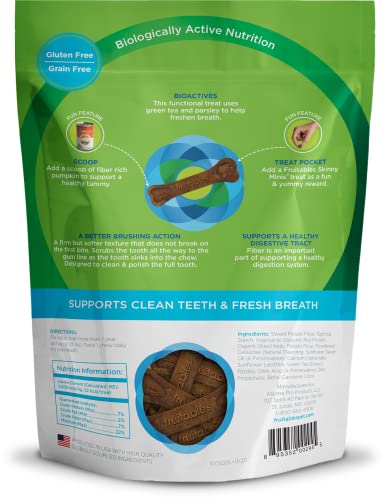 Fruitables Bioactive Fresh Mouth Dental Chews – Mini Size Dog Treats – Dental Treats For Dogs – Dog Dental Chews – 7.3 Ounces #TOP1