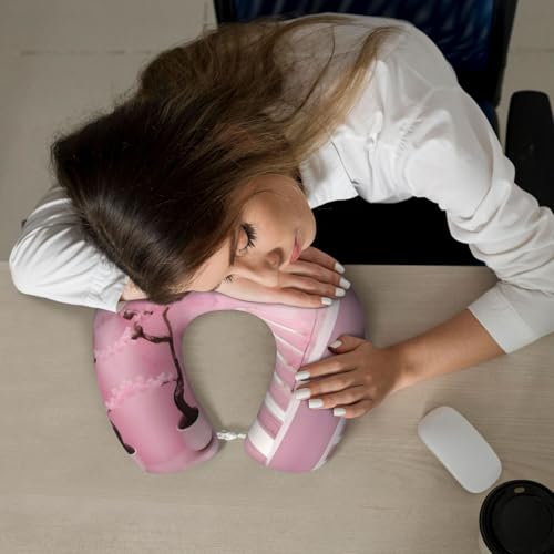 Almohada viscoelástica para viaje tamaño único miniatura 6