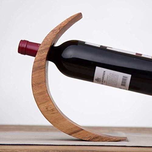 Soporte para botellas de vino de madera, 26 x 13.5 cm miniatura 4