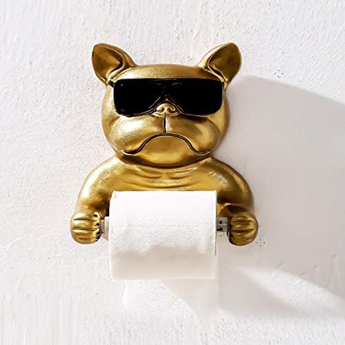 Amazon Co Jp トイレットペーパーホルダー トイレットペーパーホルダー 犬の画像トイレ衛生樹脂トレイフリーパンチ手紙トレイ家庭紙タオルラックリール 浴室 Color Orange 産業 研究開発用品
