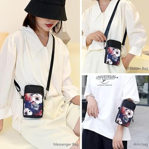 Image of Crossbody Mobile Sling Bag for Women |Stylish Phone Pouch with Detachable Strap & Adjustable Keychain|Mobile Purse|Versatile Mobile Pouch for Women