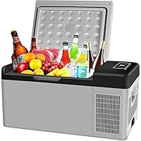 Amazon.co.jp: Sumeriy 車載冷蔵庫 18L -20℃～20℃ 急速冷凍 2WAY