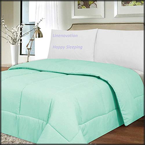 Classic 200GSM 5* Star Hotel Microfiber -Duvet/AC Comforter/Quilt - Mint Green - Single Size (60"x90")-picture-12