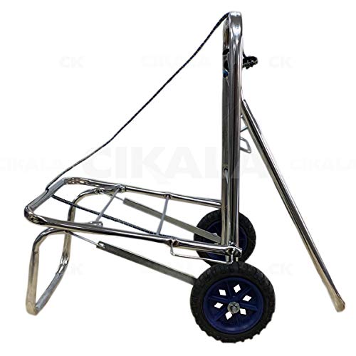 Carrinho De Mão Dobrável Bagagem Roda Carga 100 Kg