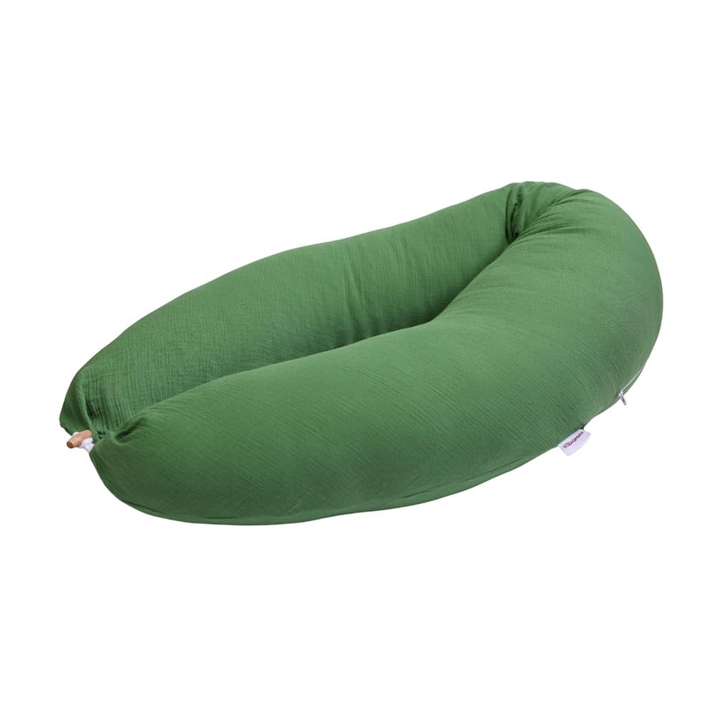 HOBEA-Germany Funda de Almohada de Lactancia para Cojines de Lactancia 190cm diseños (Muselina Topo) — view 14