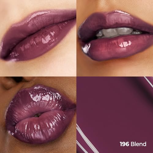 Image of Laka Fruity Glam Tint Mini | Glowing Korean Lip Tint with Hydrating Lightweight Texture | Buildable Color, Non-Sticky High Shine Gloss | K-Beauty Korean Makeup | #196 Blend, 0.07oz