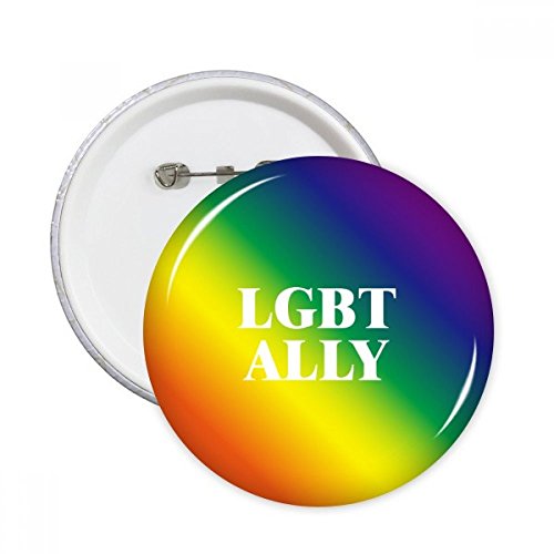 Badge bouton LGBT arc-en-ciel idée cadeau originale lot de 5 pins de décoration