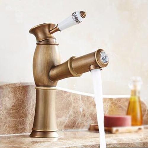 Robinets de salle de bains mitigeurs chauds froids en laiton