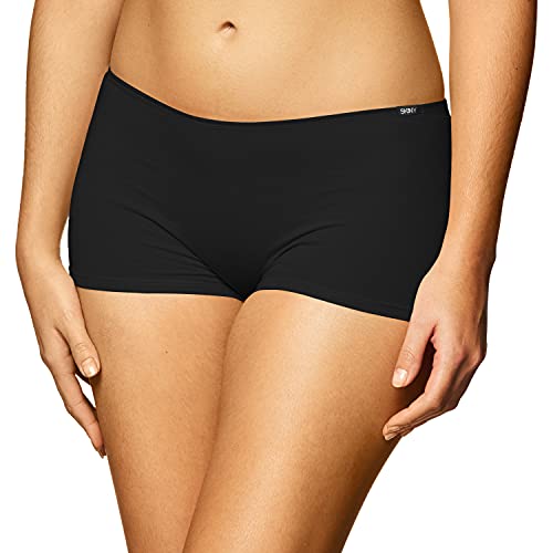 Listado de Tiendas de Ropa Interior para Dama para comprar hoy. 46 Skiny 70828 Boxer Corto para Mujer, color Negro, Grande