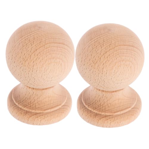 INOOMP Holzkugel Endstücke 2er Set