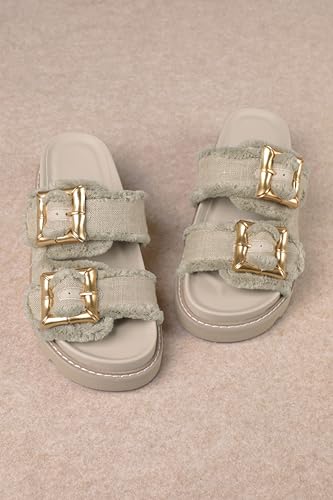 Mi.iM Carlotta Cozy Buckled Lined Mules3