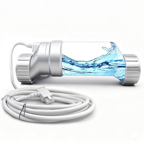 W3T-CELL-15 Turbo Salt Cell Chlorinator Replacement for Hayward T-15, 40000 Gallon Pool