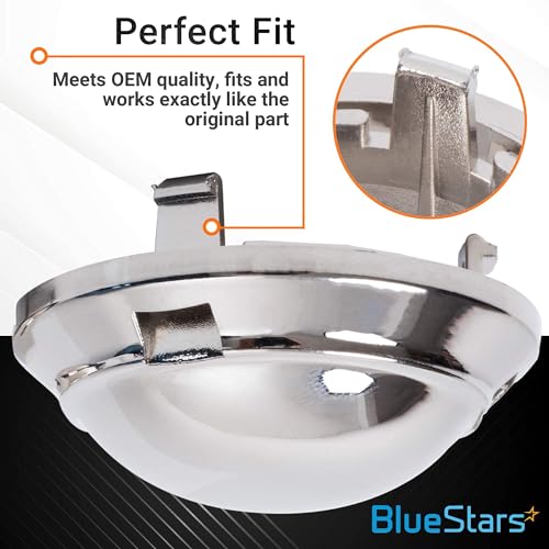 Ultra Durable DC66-00777A Washer Pulsator Cap Replacement Part by Blue Stars - Exact Fit for Samsung Dryers - Replaces 3282678 5788799 AP5788799 PS8753312 - PACK OF 2