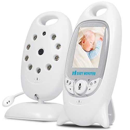 Baba Eletrônica Câmera Sem FioTela Lcd Digital 2.4 Áudio Visão Noturna Microfone