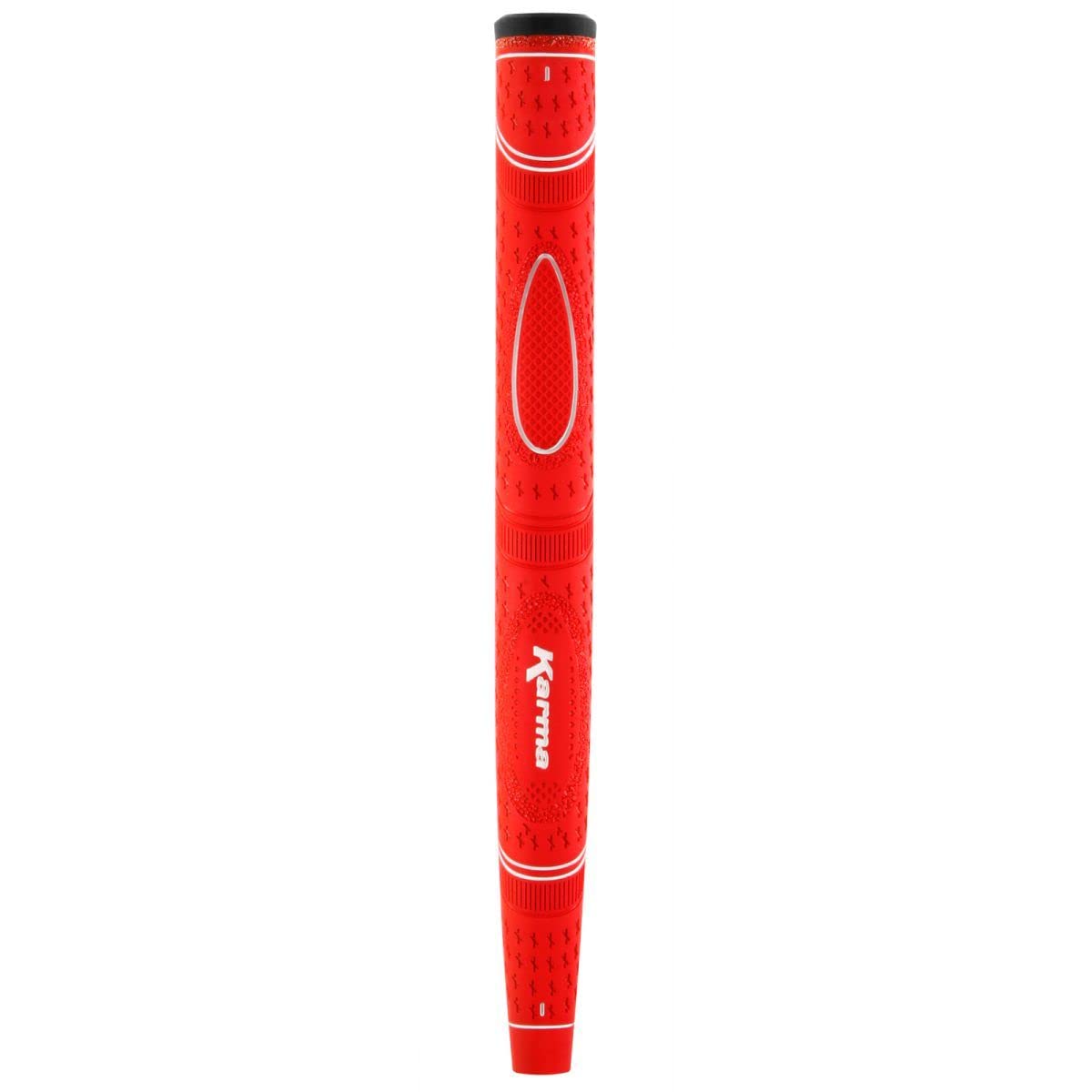 Karma Dual Touch Red Midsize Golf Putter Grip for Men and Women