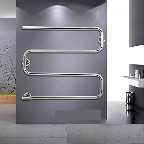 Calentador de Toallas de Montaje en Pared con riel eléctrico de secado para baño