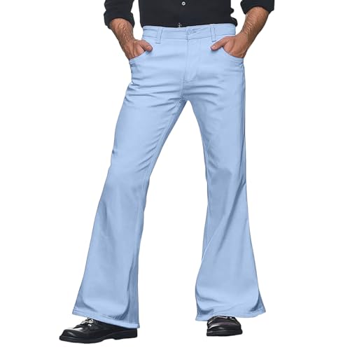 Générique Pantalon Évasé Homme Style Rétro Années 70 Modèle Large Confection Disco Tenue...