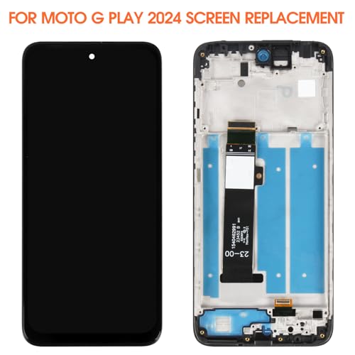 Image of AGCUT for Moto G Play 2024 Screen Replacement for Display Moto G Play 2024 LCD XT2413-1 XT2413-2 LCD Digitizer Touch Screen Assembly Repair Parts with Frame