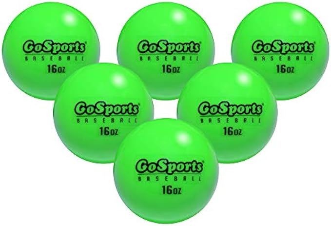 GoSports Weighted Training Balls - Hitting & Pitching Training for All Skill Levels - Improve Power and Mechanics, Choose Baseball or Softball