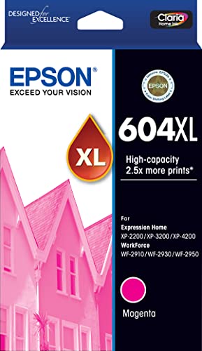 Encre EPSON 604 XL Magenta compatible avec XP-2200 XP-3200 WF-2910 WF-2930