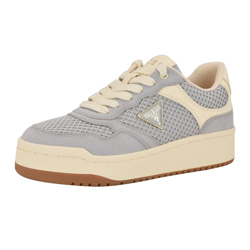 Guess Women's Miram Sneaker, Medium Grey Multi 030, 6.5
