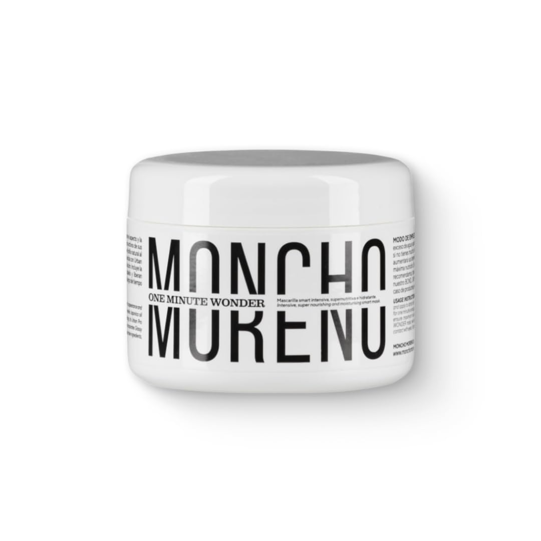 MONCHO MORENO 3676-84021 One Minute Wonder Mask 250 ml for Adults, Ideal for Healthy-Looking Hair Care and Styling, 250 ml