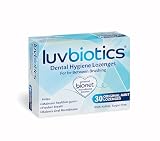 Luvbiotics Original Lozenges – Probiotici per Bocca e Gengive Sane, Alito Fresco, Caramelle Senza Zucchero alla Menta Naturale con Lactobacillus reuteri, Integratore Orale Vegetariano