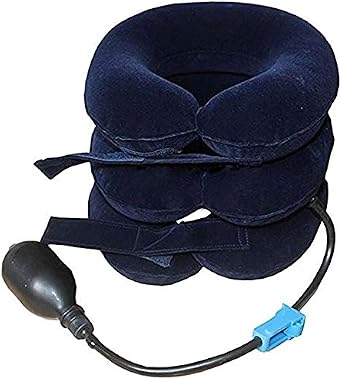 Inflatable Cervical Neck Back Pull Head Neck Stretcher Pain Relieves Collar